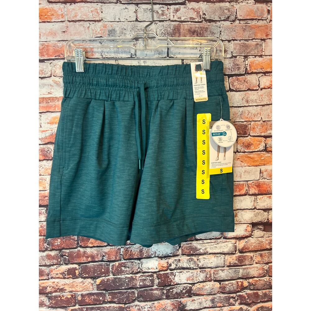 NWT Mondetta Everyday Short Teal Green Shorts Women’s Size Small